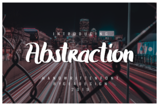 Abstraction: The Handwritten Font That Feels Like a Signature