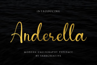Anderella: Where Handwritten Boldness Meets Modern Design Confidence
