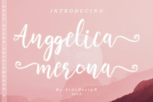Anggelica Merona: A Light, Romantic Handwritten Font