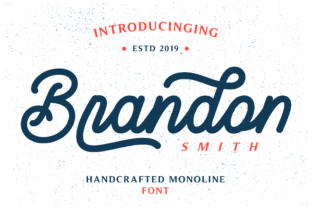Brandon Smith: Elegant Handwritten Font