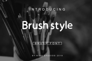 Brush Style: Modern Handwritten Font