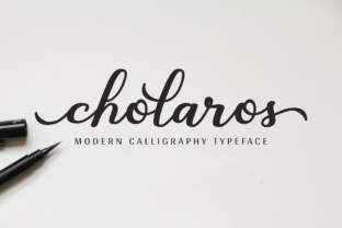 Cholaros: The Bold Calligraphy Font That Feels Human