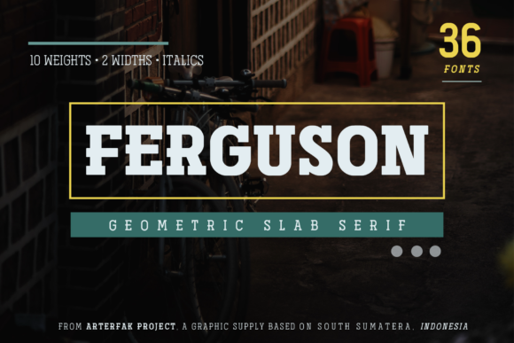 Ferguson Family: The Bold Vintage Font That Commands Attention