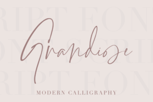 Grandiose: The Handwritten Font That Adds Instant Personality to Real Projects