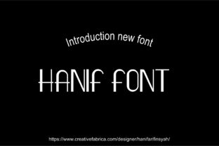 Hanif: A Modern Serif for Intentional Design Workflows