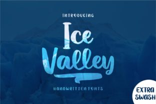 Ice Valley: A Handwritten Font That Feels Like a Breath of Fresh Air