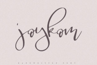 Joykom: A Handwritten Font with Authentic Charm