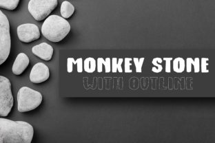 Monkey Stone Font: A Bold, Organic Typeface That Elevates Design With Authenticity