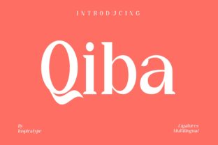 Qiba: A Serif Font with Timeless Charm