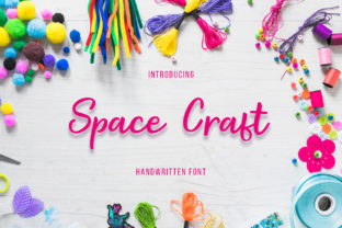 Space Craft: A Sweet, Modern Handwritten Font