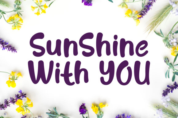 Sunshine with You: The Handwritten Font That Turns Everyday Communication into Joyful Expression