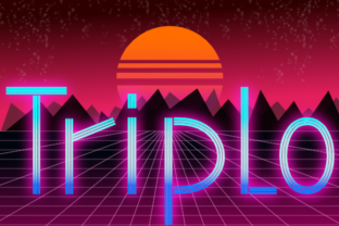 Triplo: Bold Retro-Futuristic Font